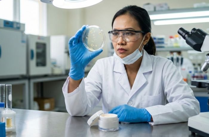 Bagaimana Laboratorium Menentukan Kosmetik Aman dari Mikroba?